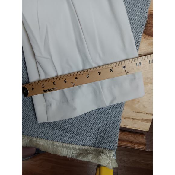 Taylor Brooke Canada Pants Womens 8 30X33 Cream Flare Leg High Waist - Picture 12 of 14